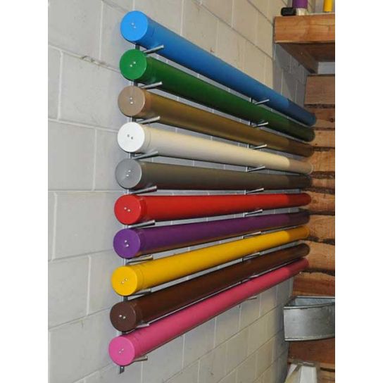 SOPORTE GALVANIZADO PARA 10 BARRAS