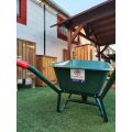 CARRETILLA 100 LITROS VERDE UNA RUEDA