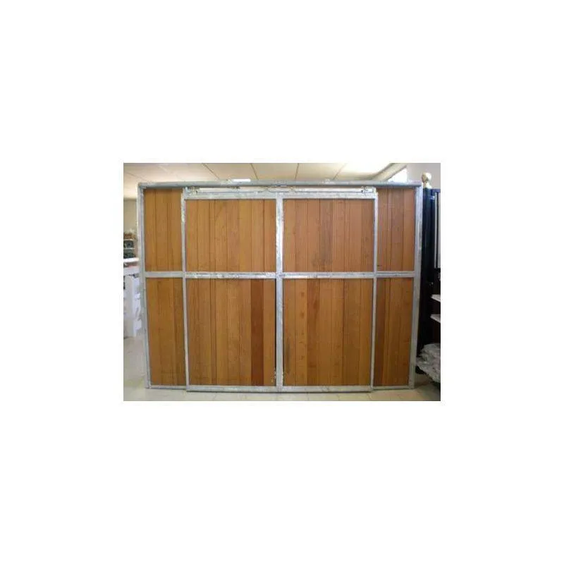 FRONTAL ALMACEN PINO/PINO 300X230CM PUERTA CORREDERA 2H1A GALVANIZADO