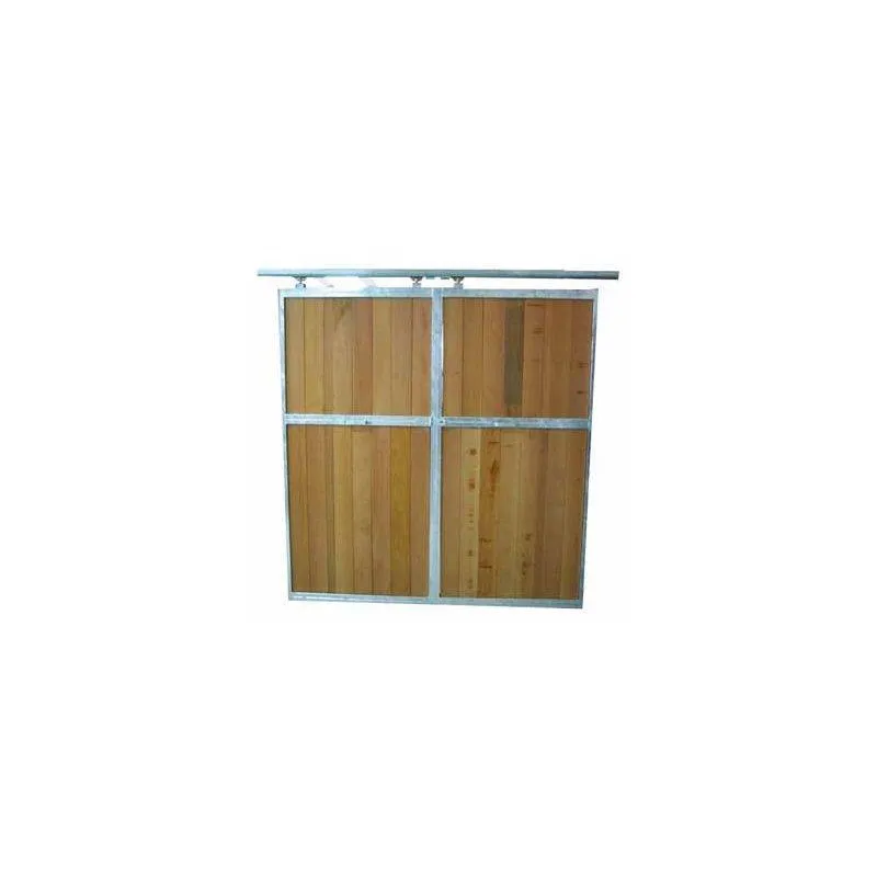 PUERTA BOX PINO/PINO 206X230CM CORREDERA 1H1A GALVANIZADO