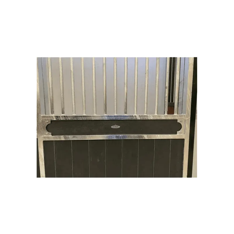 FRONTAL BOX "NEWMARKET" POLIETILENO/REJA 300X230CM PUERTA CORREDERA 1H1A GALVANIZADO