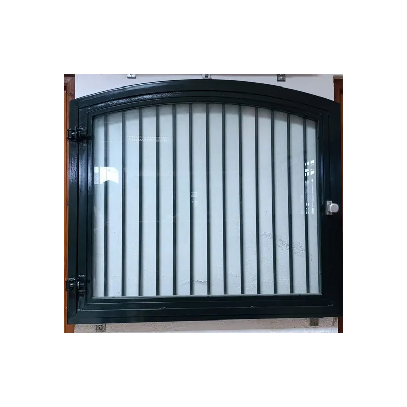 VENTANA BOX "SAUMUR" REJA-VIDRIO 120X113CM ABATIBLE 1H1A GALVANIZADO/PINTADO