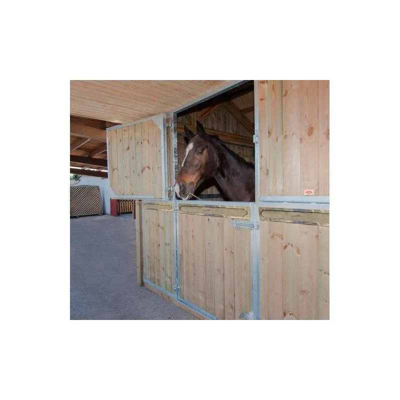 FRONTAL BOX "NEWMARKET" POLIETILENO/POLIETILENO 300 X 230 CM PUERTA ABATIBLE 1H2A GALV.