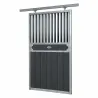 PUERTA BOX ESTANDAR POLIETILENO/REJA 120X230CM CORREDERA 1H1A GALVANIZADO