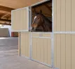 FRONTAL BOX "NEWMARKET" POLIETILENO/POLIETILENO 300 X 230 CM PUERTA ABATIBLE 1H2A GALV.