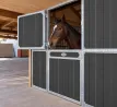 FRONTAL BOX "NEWMARKET" POLIETILENO/POLIETILENO 300 X 230 CM PUERTA ABATIBLE 1H2A GALV.